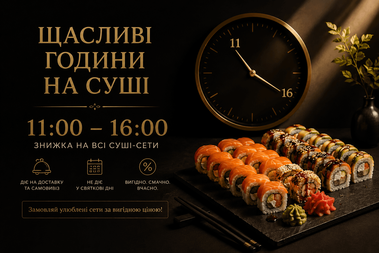 Щасливі години на суші