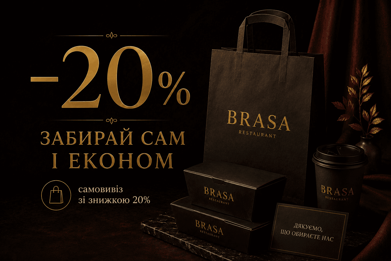 Забирай сам зі знижкою